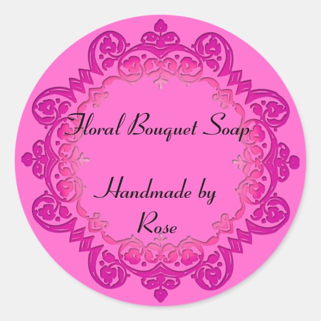 Aufkleber für Vintage Seife oder Flocken, benutzer (Vorderseite)