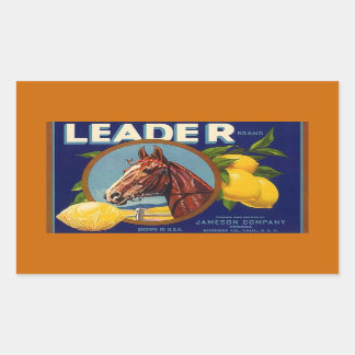 Aufkleber für Vintage Werbung Lemons Lead Race Pfe