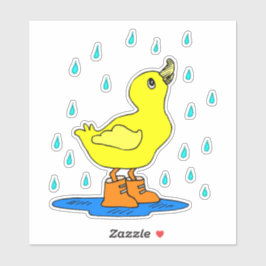Aufkleber für Vinyl-Aufkleber in Regen
