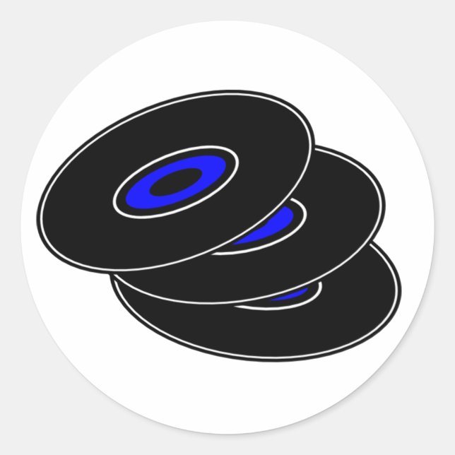 Aufkleber für Vinyl-Platten (Vorderseite)