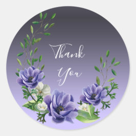 Aufkleber für violette Wasserfarben