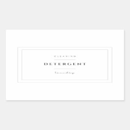 Aufkleber für Waschmittel