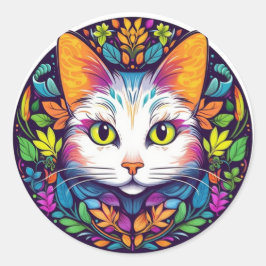 Aufkleber für weiße Katzen