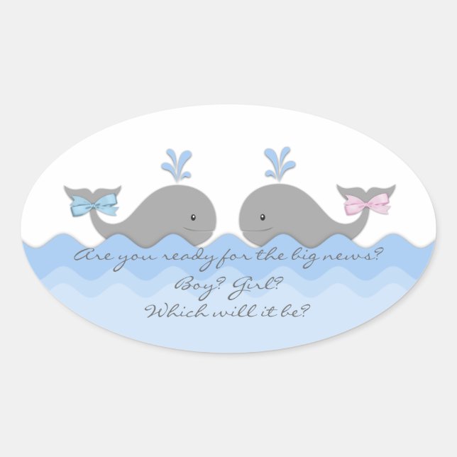 Aufkleber für Whale Gender (Vorderseite)