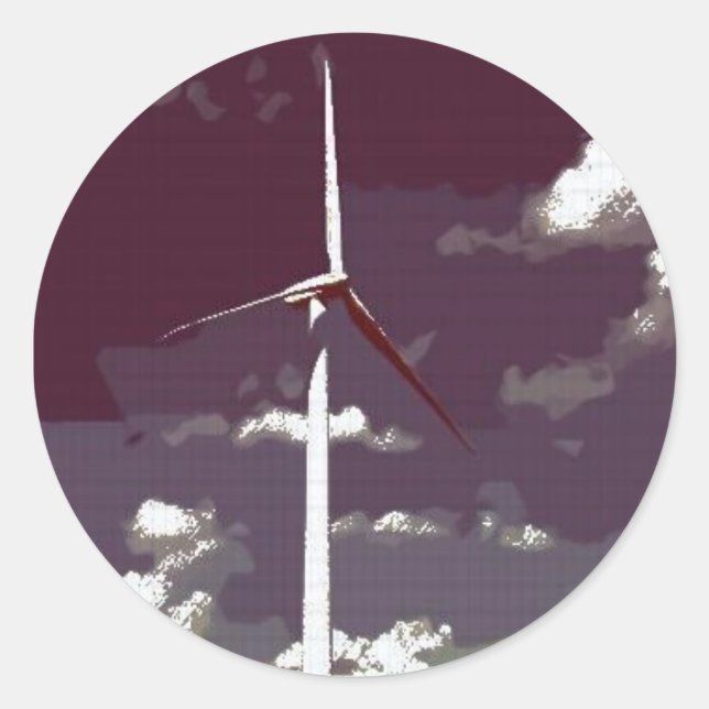 Aufkleber für Windkraftanlagen (Vorderseite)