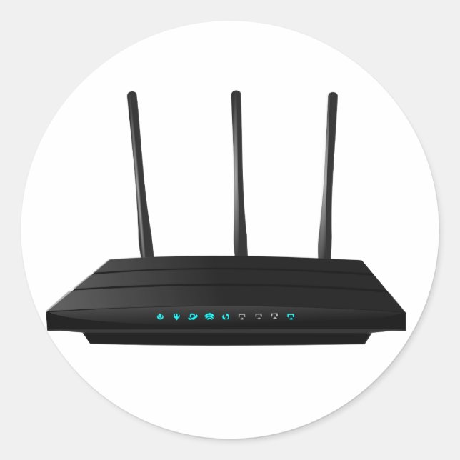 Aufkleber für Wireless-Router (Vorderseite)