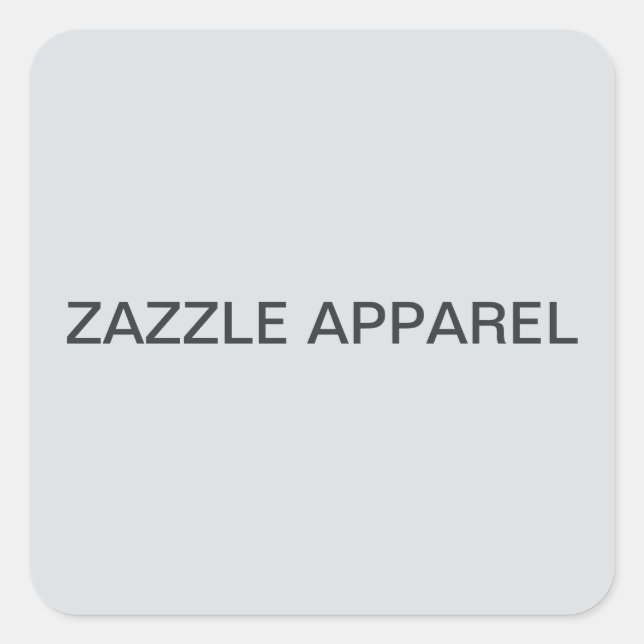 Aufkleber für Zazzle-Bekleidung (Vorderseite)