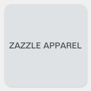 Aufkleber für Zazzle-Bekleidung