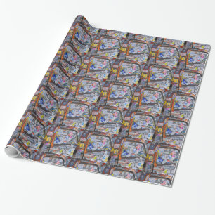 Aufkleber Geschenkpapier