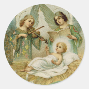 Aufkleber: Gloria in Excelsis Deo Runder Aufkleber