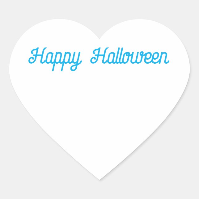 Aufkleber glücklicher Halloween (Vorderseite)