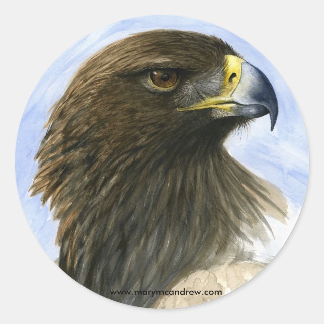 Aufkleber "Goldener Adler" (Vorderseite)