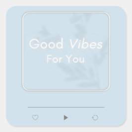 Aufkleber "Good Vibes"
