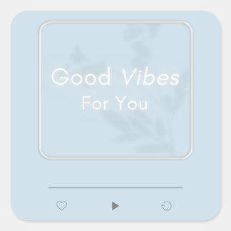 Aufkleber "Good Vibes"