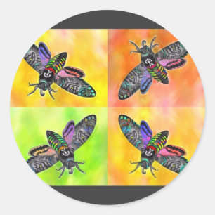 Aufkleber Goth Motte 4