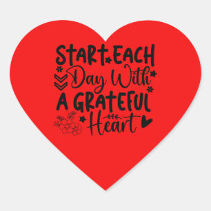Aufkleber Grateful Heart