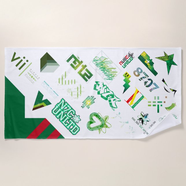 Aufkleber [GRN] Strandtuch (Vorderseite)