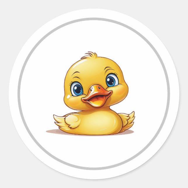 Aufkleber - Gummi Ducky (Vorderseite)