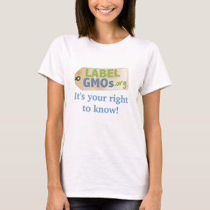 Aufkleber GVO T-Shirt