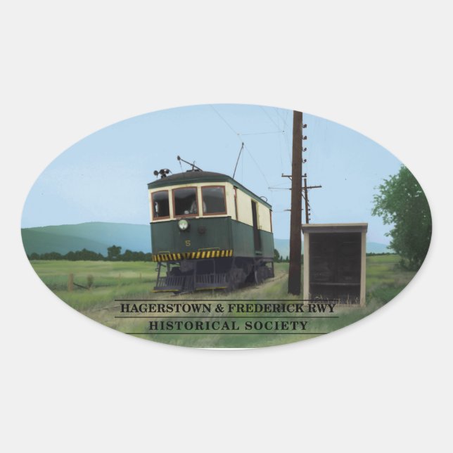 Aufkleber H&F Eisenbahn Güterwagen #5 (Vorderseite)