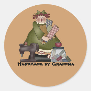 Aufkleber Handmade by Oma