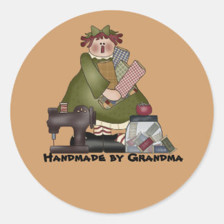 Aufkleber Handmade by Oma