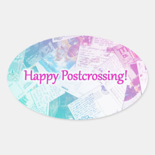 Aufkleber "Happy Postcross"
