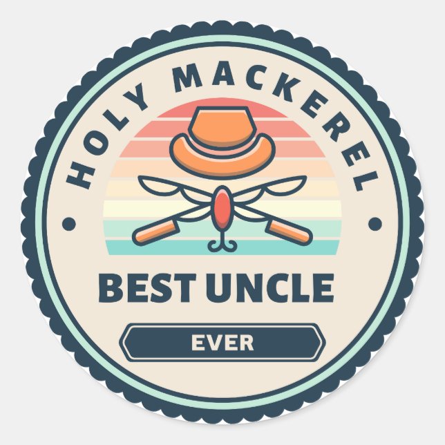 Aufkleber - Heiliger Mackerel! Beste Einheit je (Vorderseite)