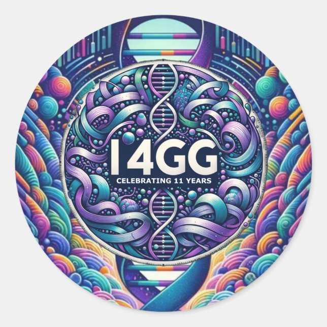 Aufkleber I4GG 2025 (Vorderseite)