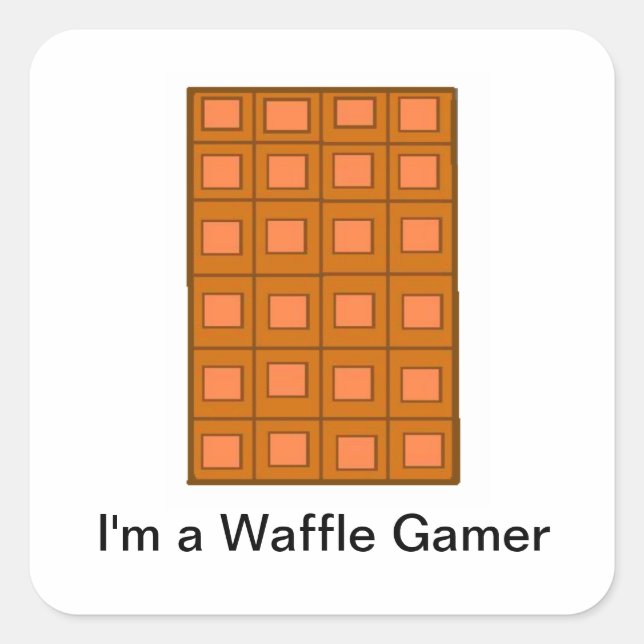 Aufkleber "Ich bin ein Waggle Gamer" (Vorderseite)
