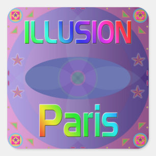 Aufkleber "ILLUSION Paris"