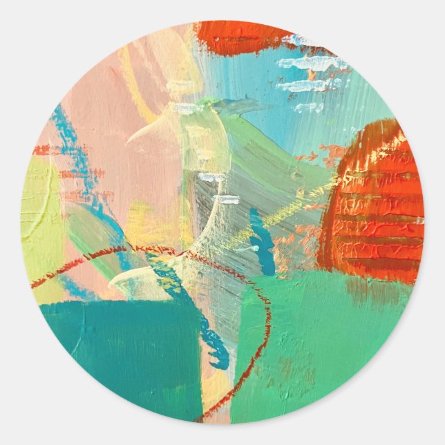 Aufkleber im Spielplatzdesign (Vorderseite)