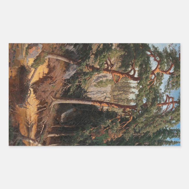 Aufkleber "im Wald" (Vorderseite)