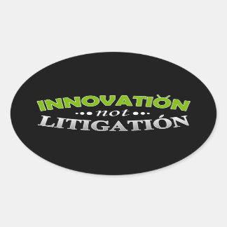 Aufkleber "Innovation NOT Litigings"