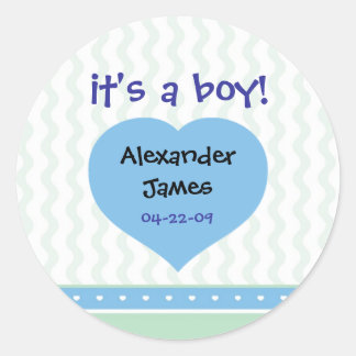 Aufkleber "It's a boy"