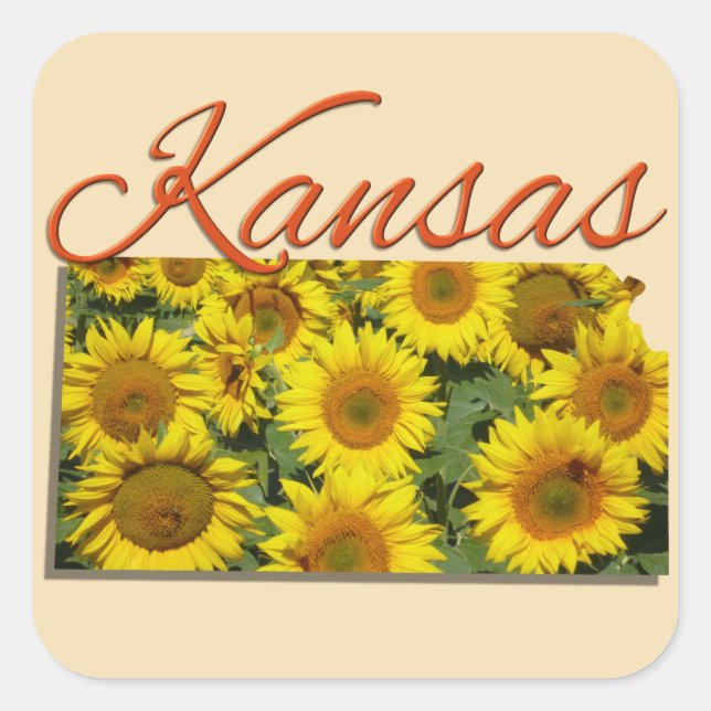 Aufkleber - KANSAS (Vorderseite)