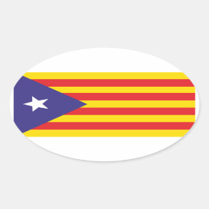 Aufkleber Katalanische Flagge "Serenya"