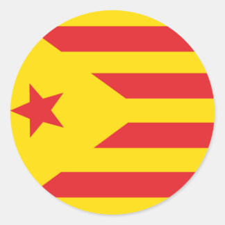 Aufkleber Katalanische Flagge "Serenya"