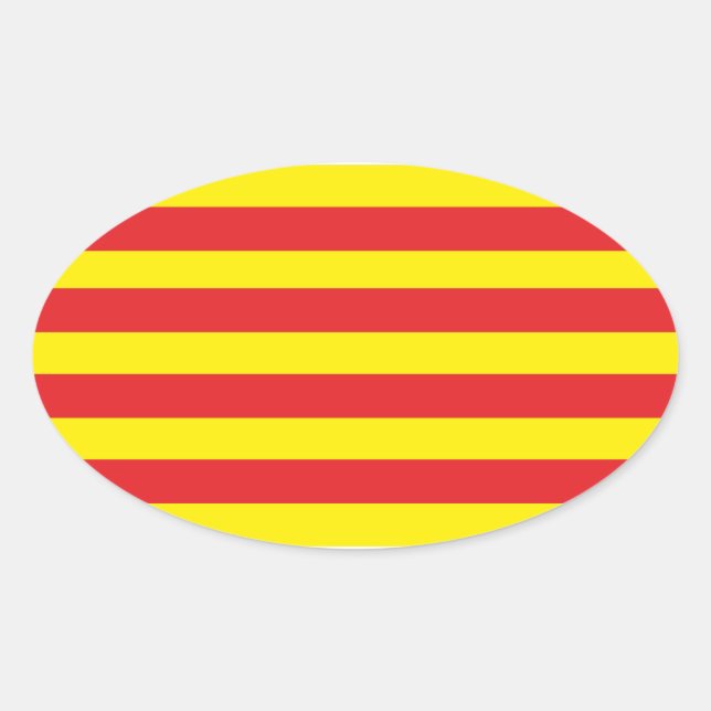 Aufkleber Katalanische Flagge "Serenya" (Vorderseite)