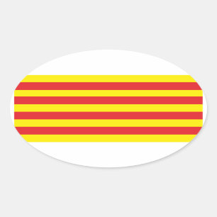 Aufkleber Katalanische Flagge "Serenya"