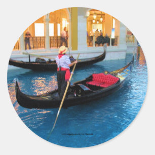 Aufkleber Las Vegas Venice Gondoliers