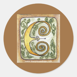 Aufkleber "Letter E"