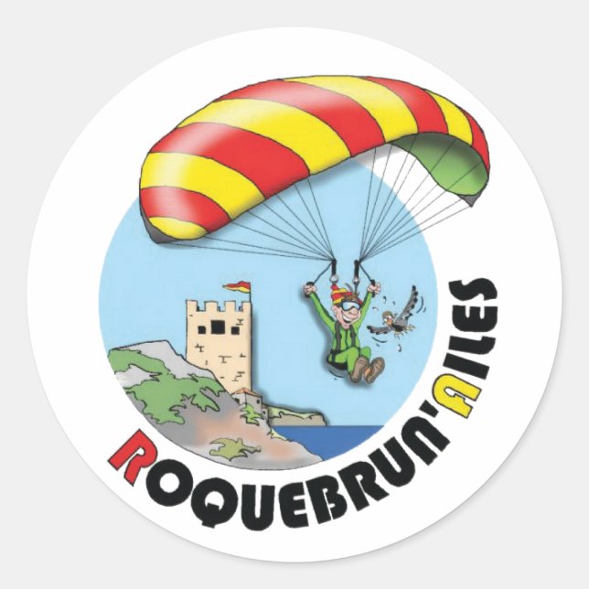 Aufkleber Logo (Roquebrun'Flügel) (Vorderseite)