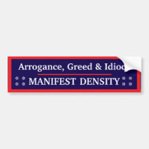 Aufkleber 'Manifest Density'