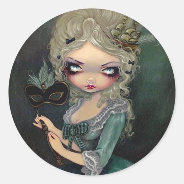 Aufkleber "Marie Masquerade" (Vorderseite)