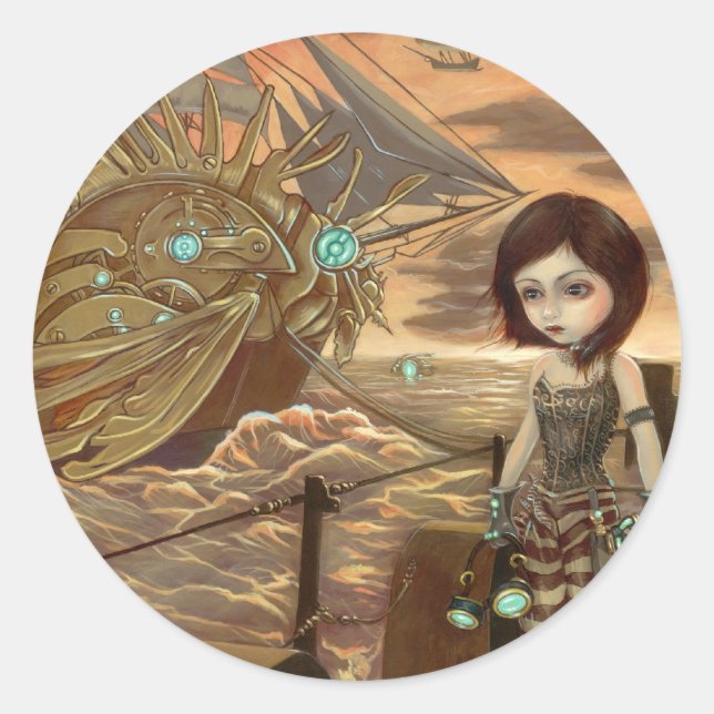 Aufkleber "Maritime Sunset" (Vorderseite)