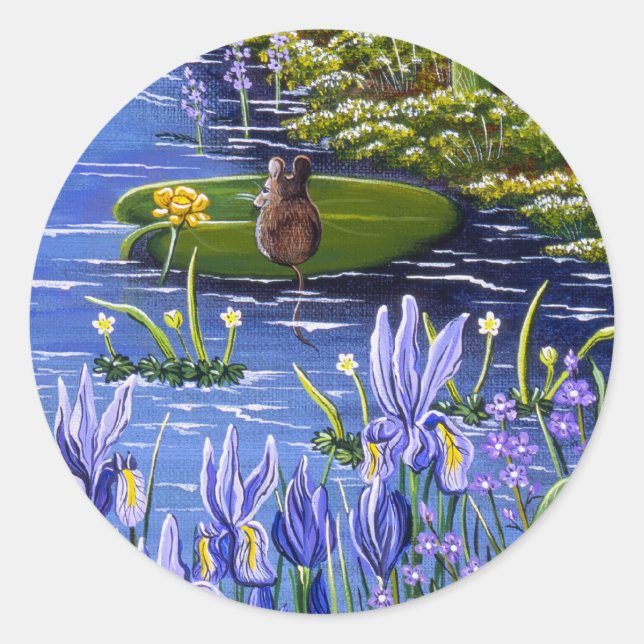 Aufkleber Maus 2 Lilypad (Vorderseite)