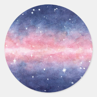 Aufkleber mit Aquarellbilder