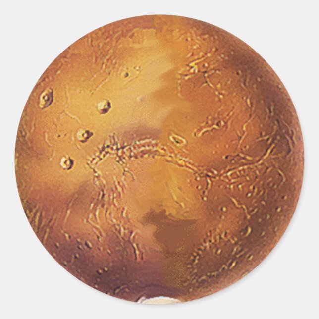 Aufkleber mit den Mars (Vorderseite)