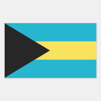 Aufkleber mit der Flagge Bahamas